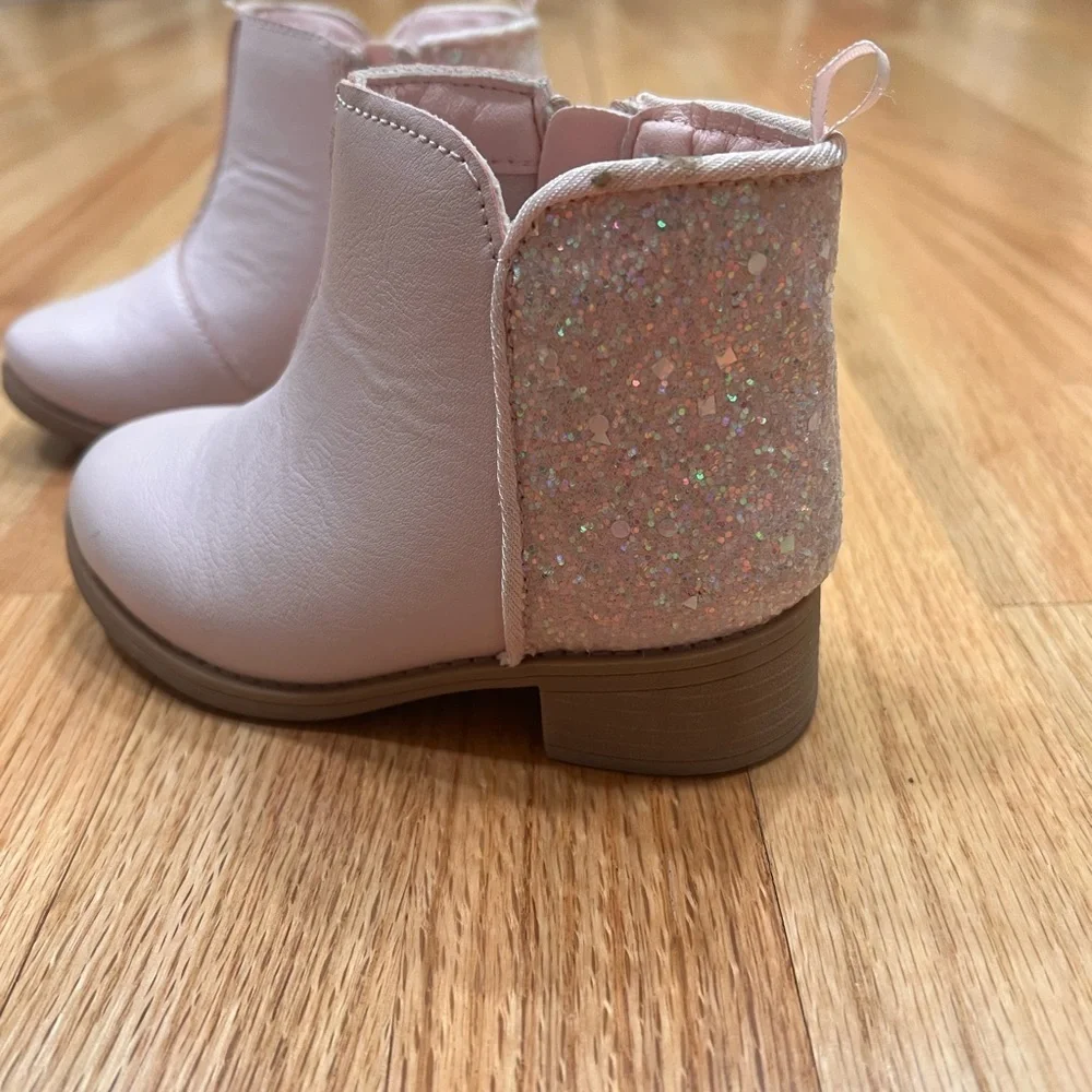 Pink Glitter Osh Kosh Toddler Boots